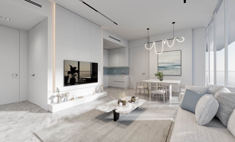 Hatimi by Fakhruddin Properties - One Bedroom Apartment - Kitchen & Dining