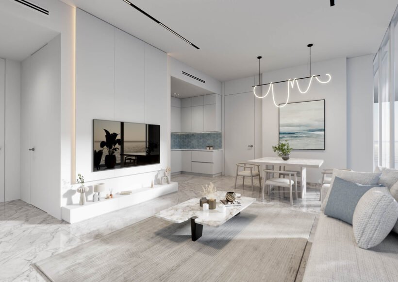 Hatimi by Fakhruddin Properties - One Bedroom Apartment - Kitchen & Dining